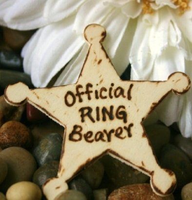 Ring Bearer signs