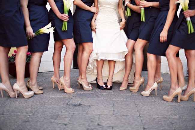 Bridesmaids and their shoes...?