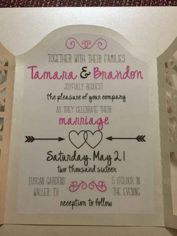 Updated invitations.