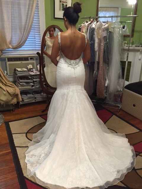 (in better news) Finally took my dress home! (pic)