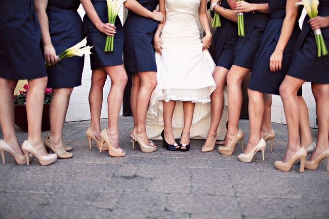 Bridesmaids and their shoes...?