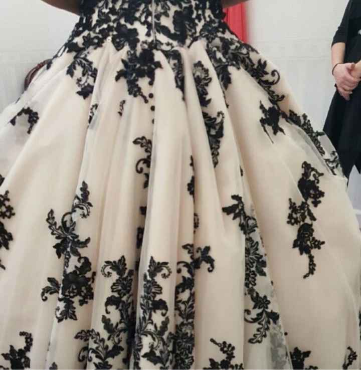 Not a traditional wedding dress.