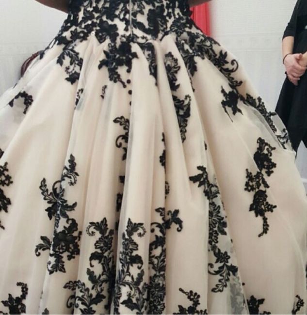 Not a traditional wedding dress.