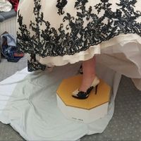 Not a traditional wedding dress.