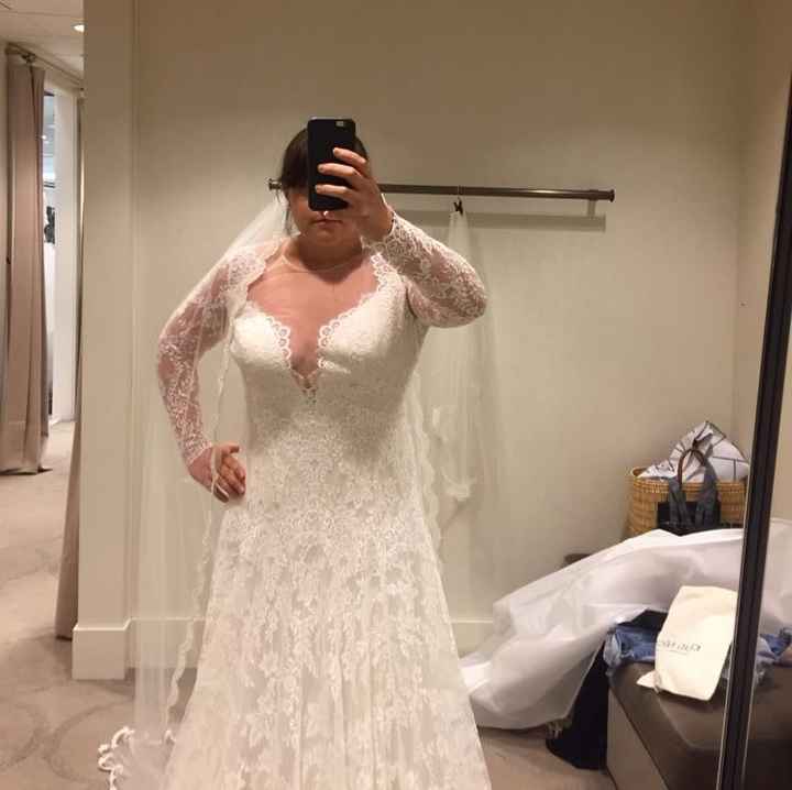 Long sleeve wedding dress love!