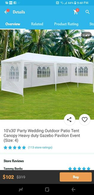 Wedding Reception tents