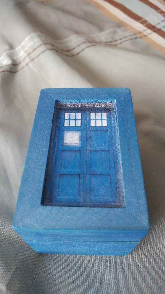 The TARDIS Box from the outside