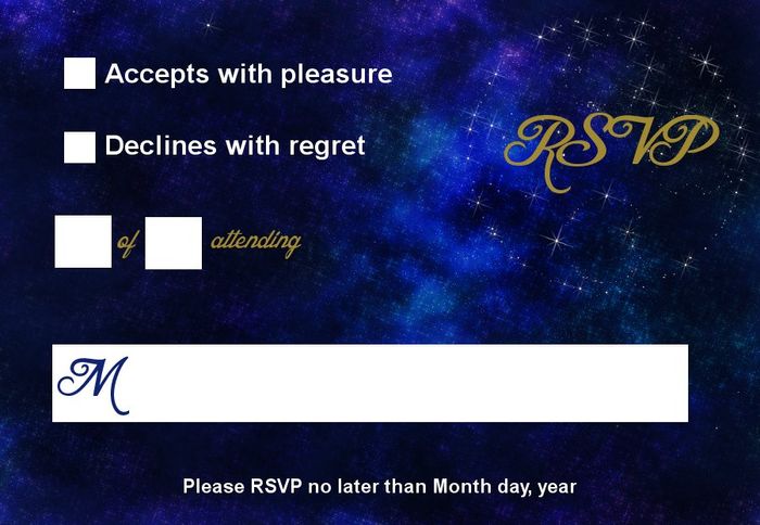The RSVP matching the simple one