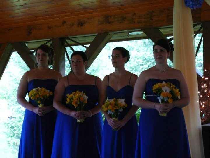 Tell me about/show me pix of when you were a bridesmaid!