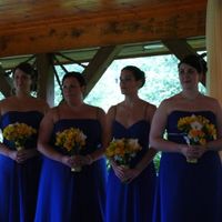 Tell me about/show me pix of when you were a bridesmaid!