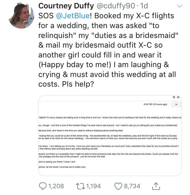 Demoting a bridesmaid — here’s what not to do!!! 2