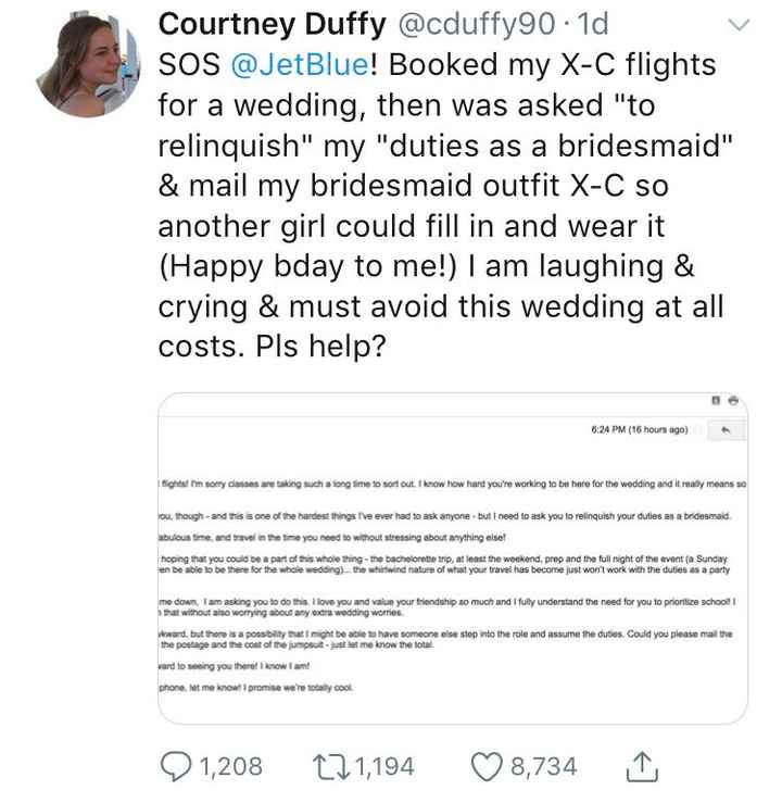 Demoting a bridesmaid — here’s what not to do!!! - 2
