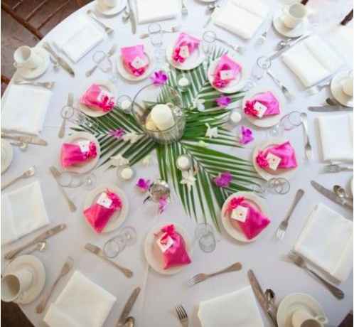 centerpieces, but with lanterns