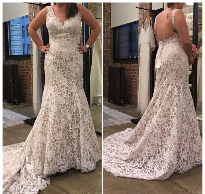 Who else loves lace?  Show off your lace dresses and/or veils! - 1