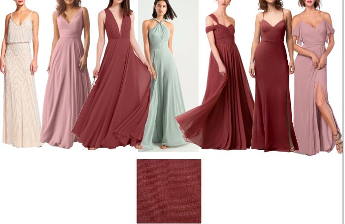 Bridesmaids in Different Colors? - 1