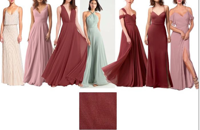 Mismatched bridesmaid dresses? 9