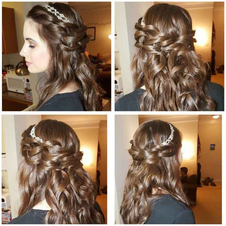 Please show me your half up/half down hairstyles!