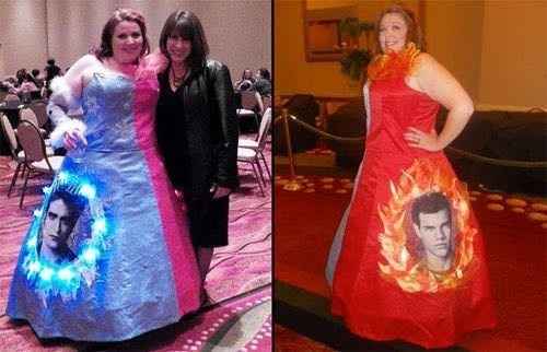 That's some wedding dress