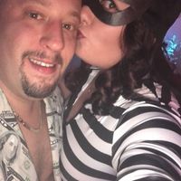 Happy Halloween post a pic of you and your fiancé in costumes