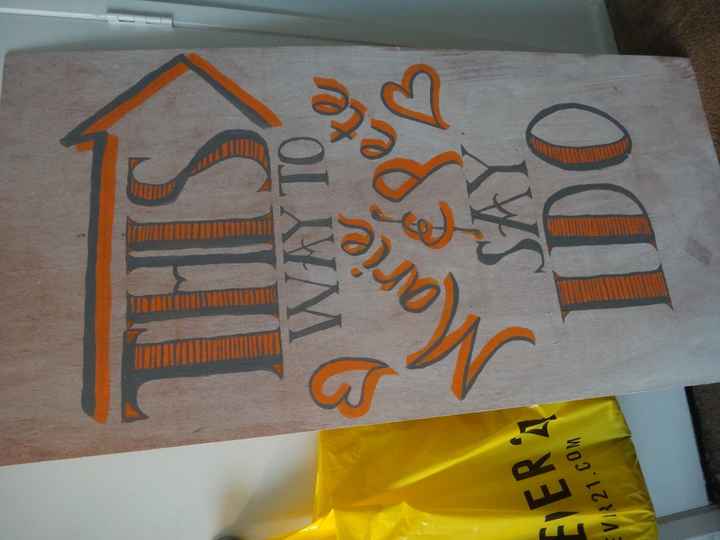 DIY Signage: Which one do you think is better?