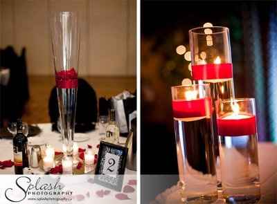 Decor for Night Wedding Cocktail Reception