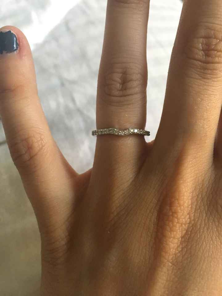Band to match engagement ring or just a wedding band? - 2