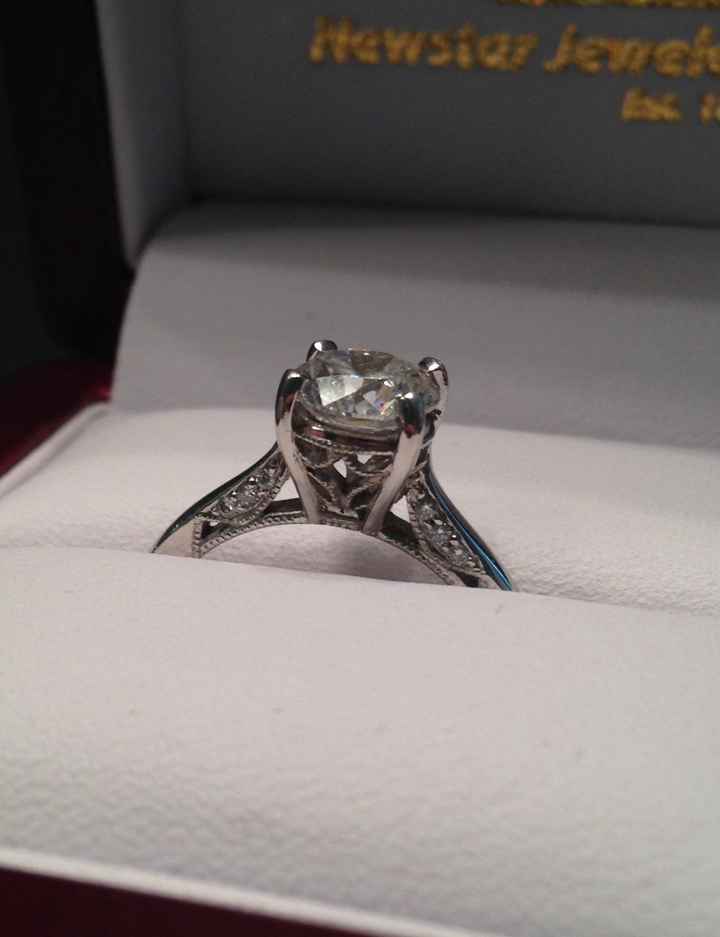 Let's see those beautiful rings!