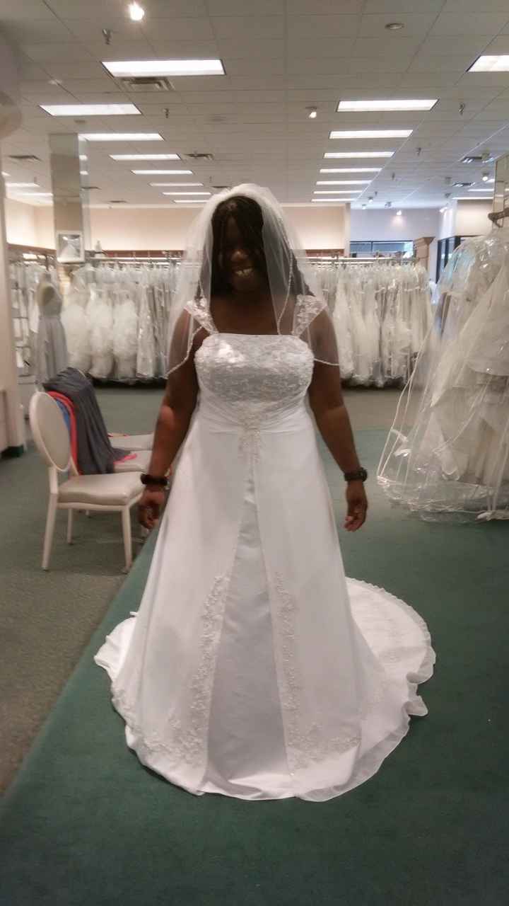 Said "YES" to the dress!!!!