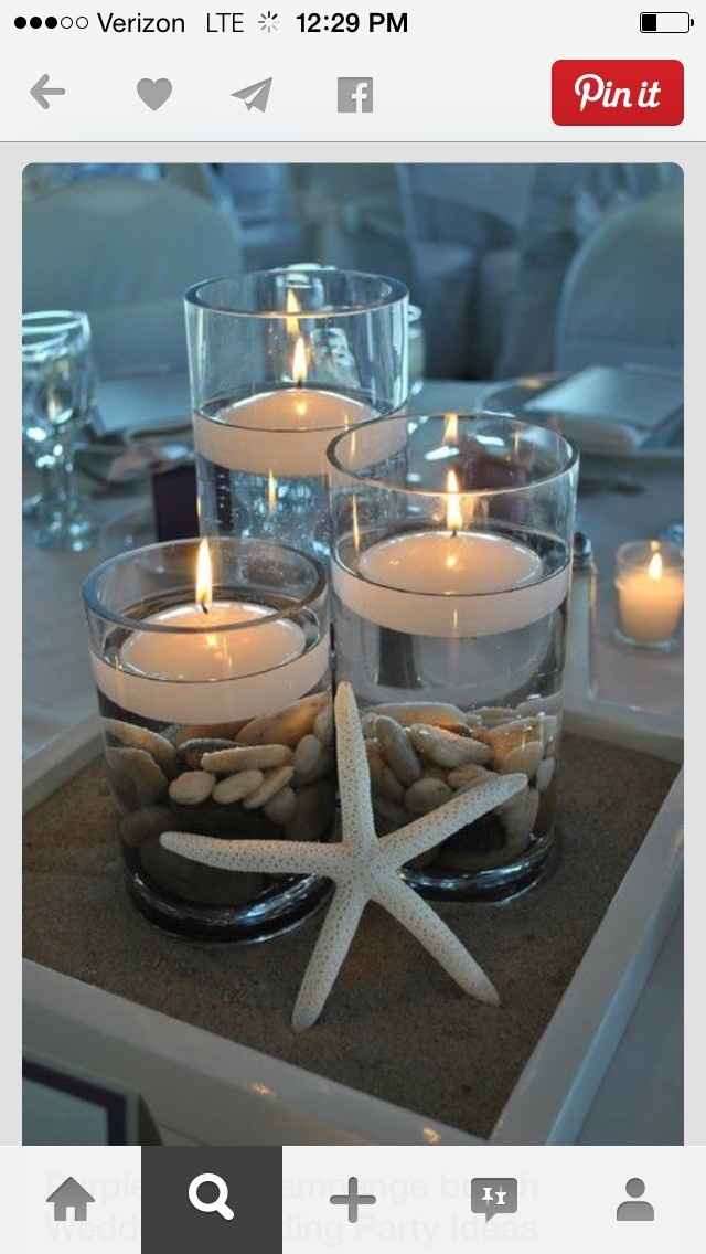 Flowerless centerpieces