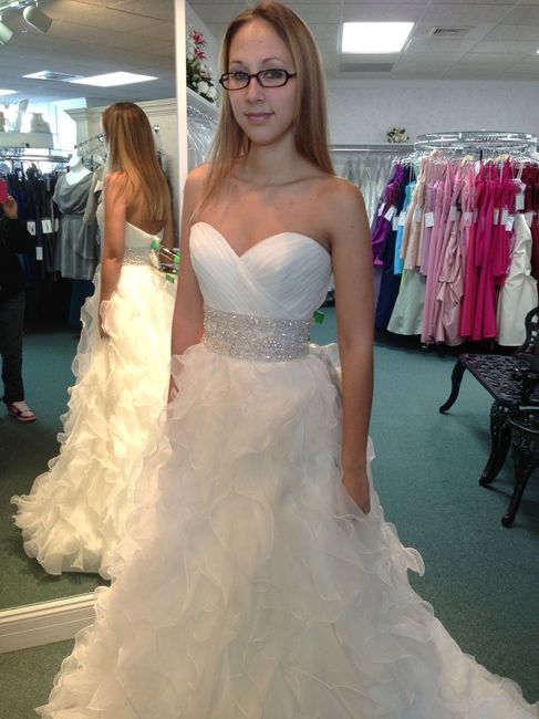 I went dress shopping!!