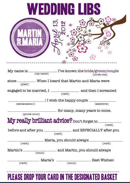 DIY Madlibs...anyone else doing these??
