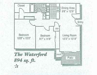 just got a copy of the layout of our new apt!