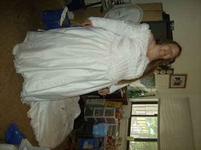 tried on dress again!