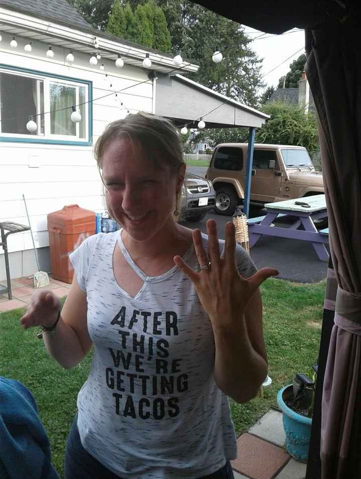 Anyone else have a super casual proposal?