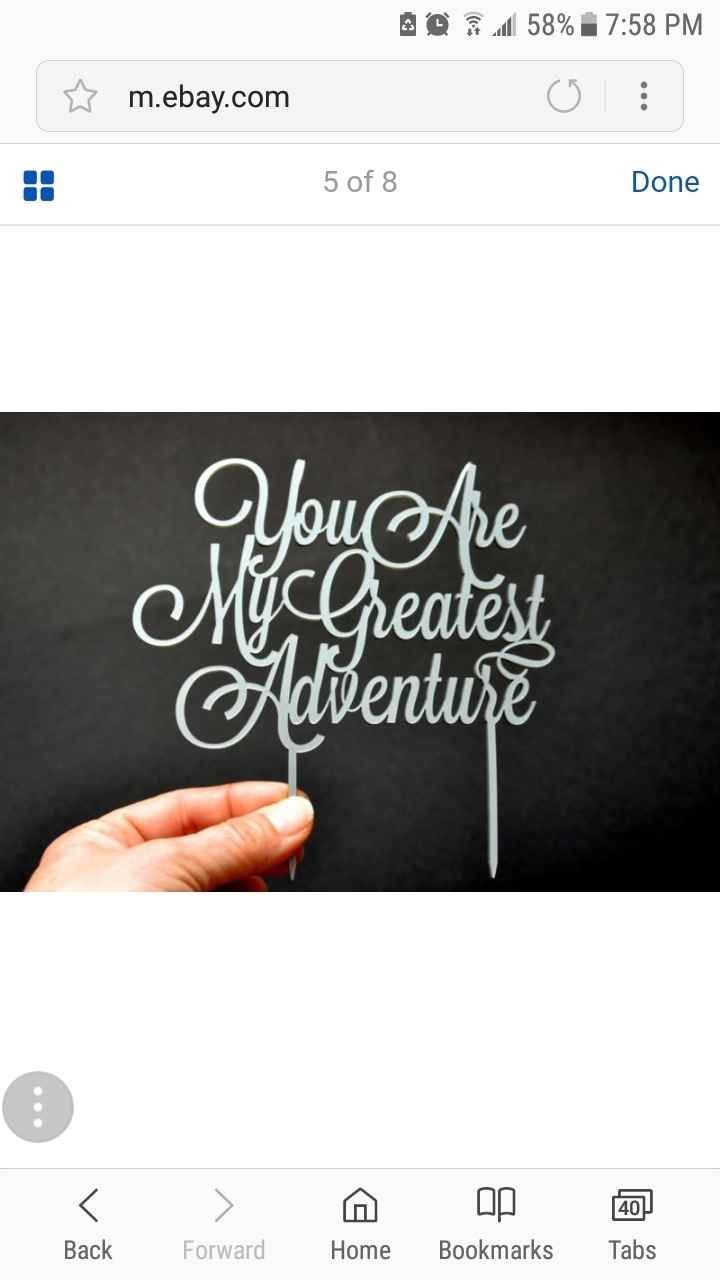 Show me your cake toppers! - 1