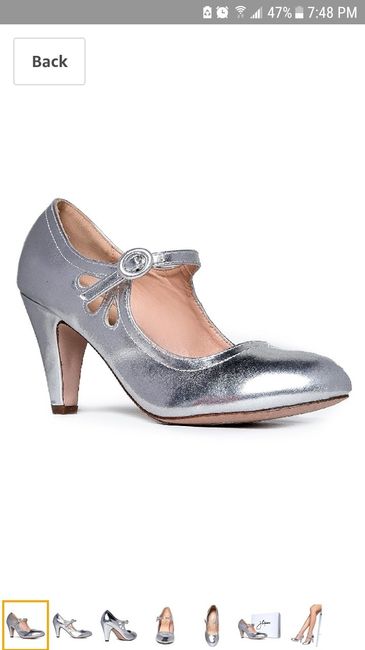 I bought my wedding shoes!
