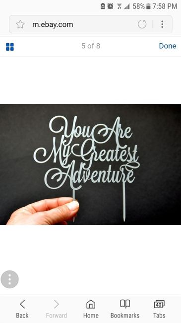 Let's see your cake topper!