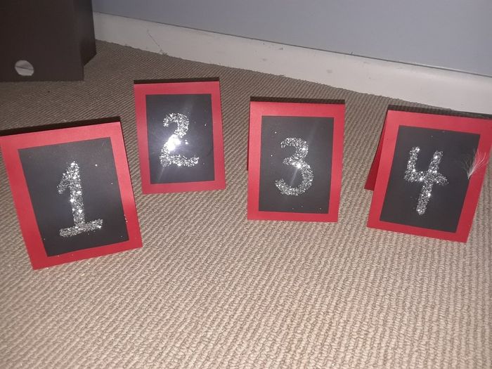 Let's see your table numbers! 2