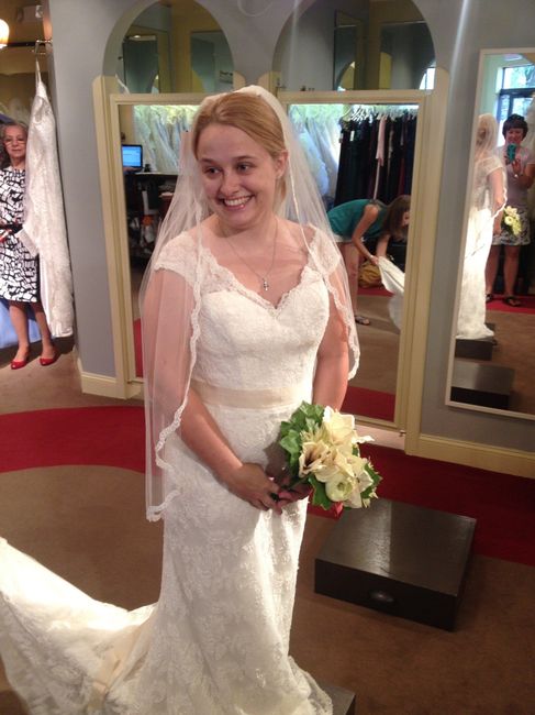 Said "YES TO THE DRESS" Kinda!!!