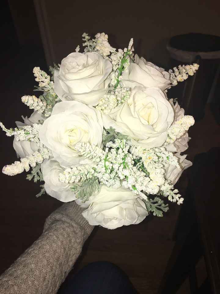 Made my own bridal bouquet!