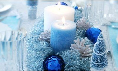 Christmas Theme Wedding Centerpieces