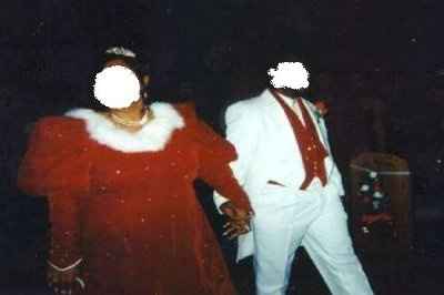 crazy xmas wedding attire...