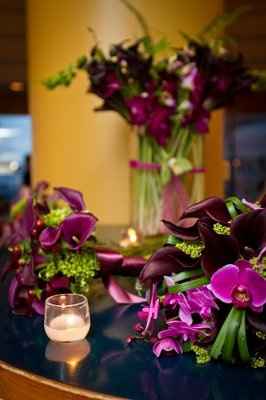 Purple Calla Lily Bouquet/Centerpieces