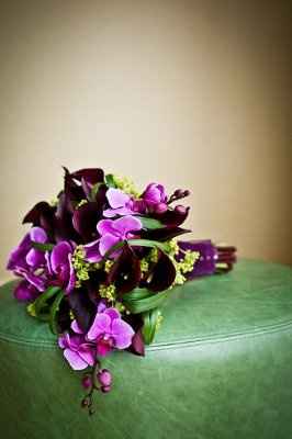 Purple Calla Lily Bouquet/Centerpieces