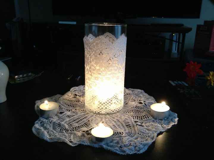 My centerpieces, looking for suggestions (pics)