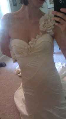 My dress is so close yet so far way!  pics!!!!!