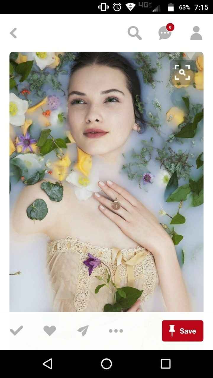 Milk bath as part of the boudoir?