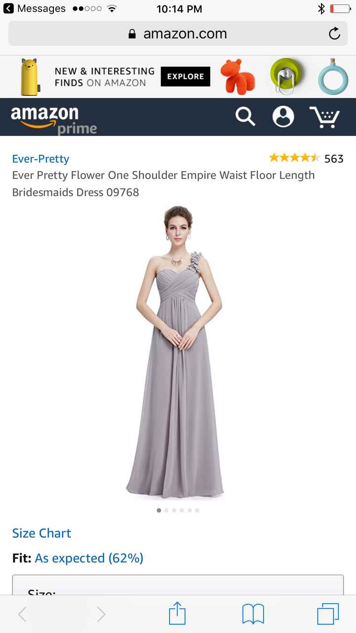 Bridesmaid dresses?