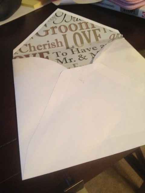 Envelope liners