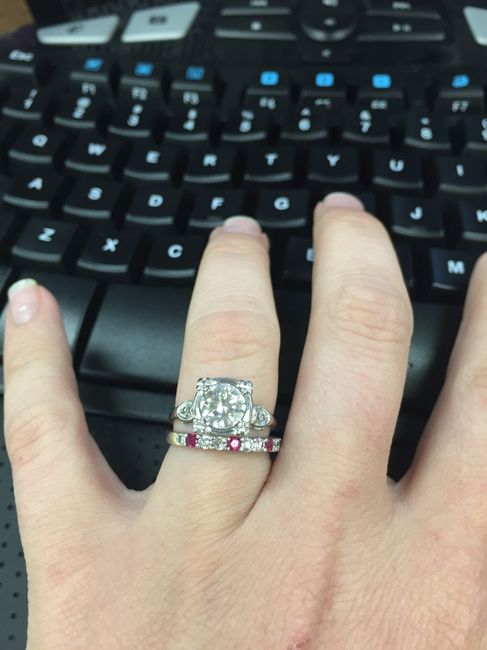 Antique engagement ring